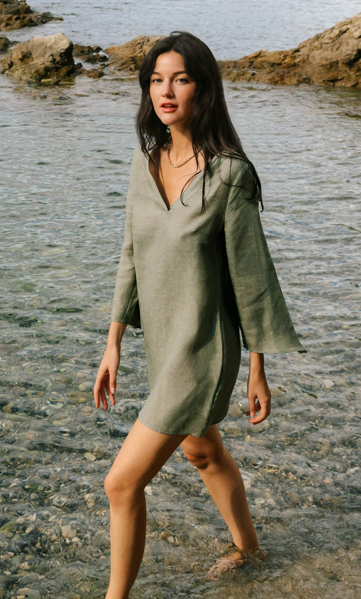 Portofino Linen Dress - Image 18