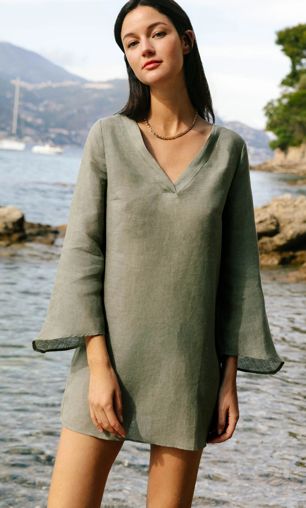 Portofino Linen Dress - Image 20