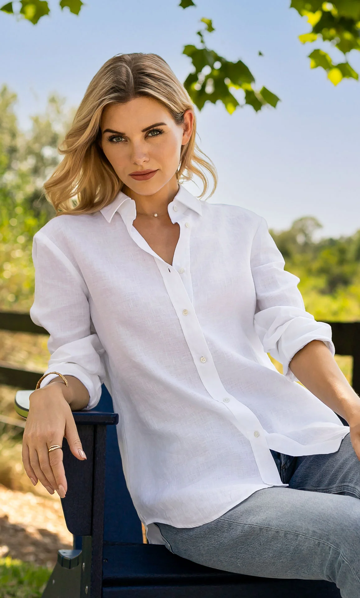 Ravella Italian Linen Shirt - Image 21