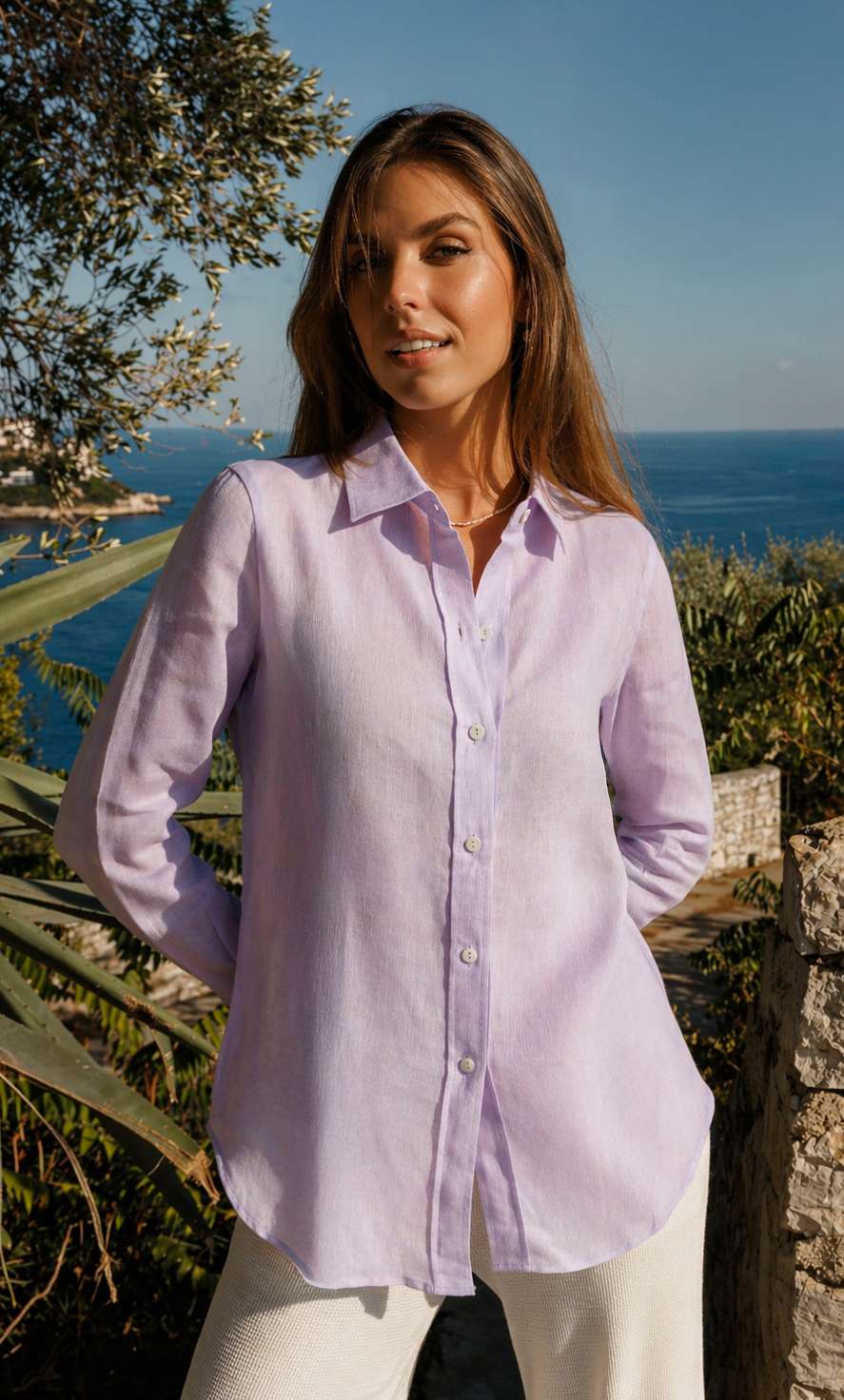 Ravella Italian Linen Shirt - Image 43