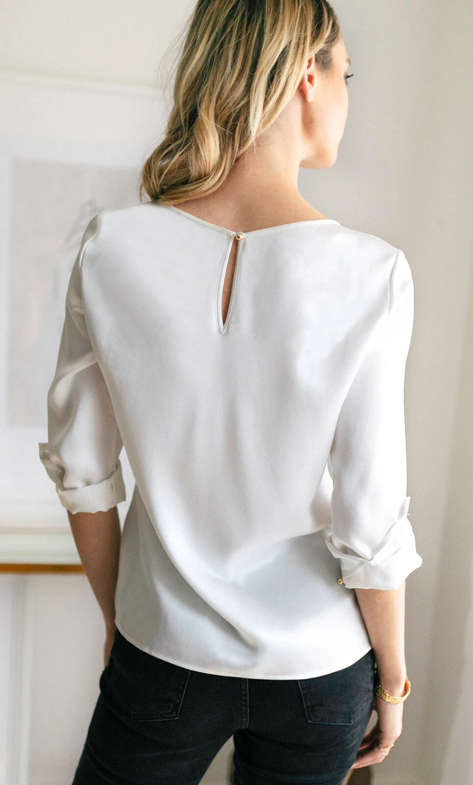 Lorraine Silk Blouse - Image 3