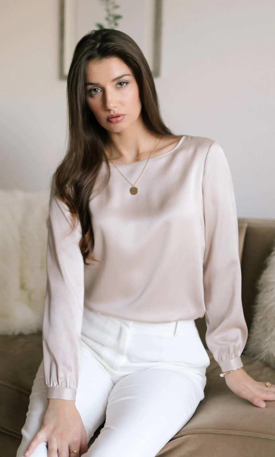 Lorraine Silk Blouse - Image 9