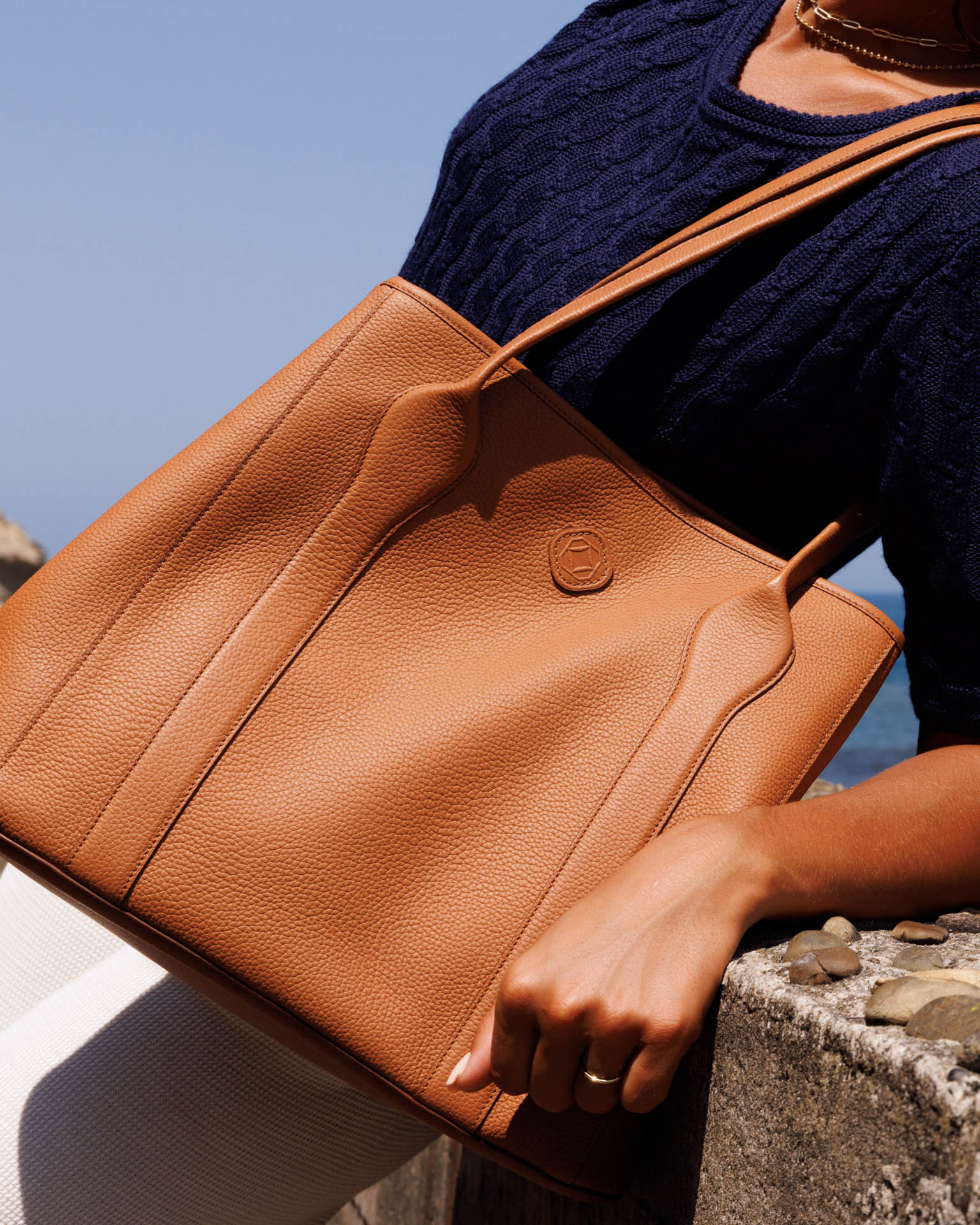 Madame Italian Leather Tote Bag - Image 15
