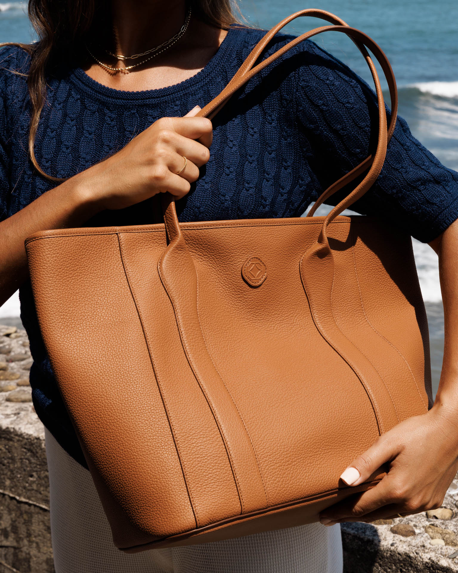 Madame Italian Leather Tote Bag - Image 16