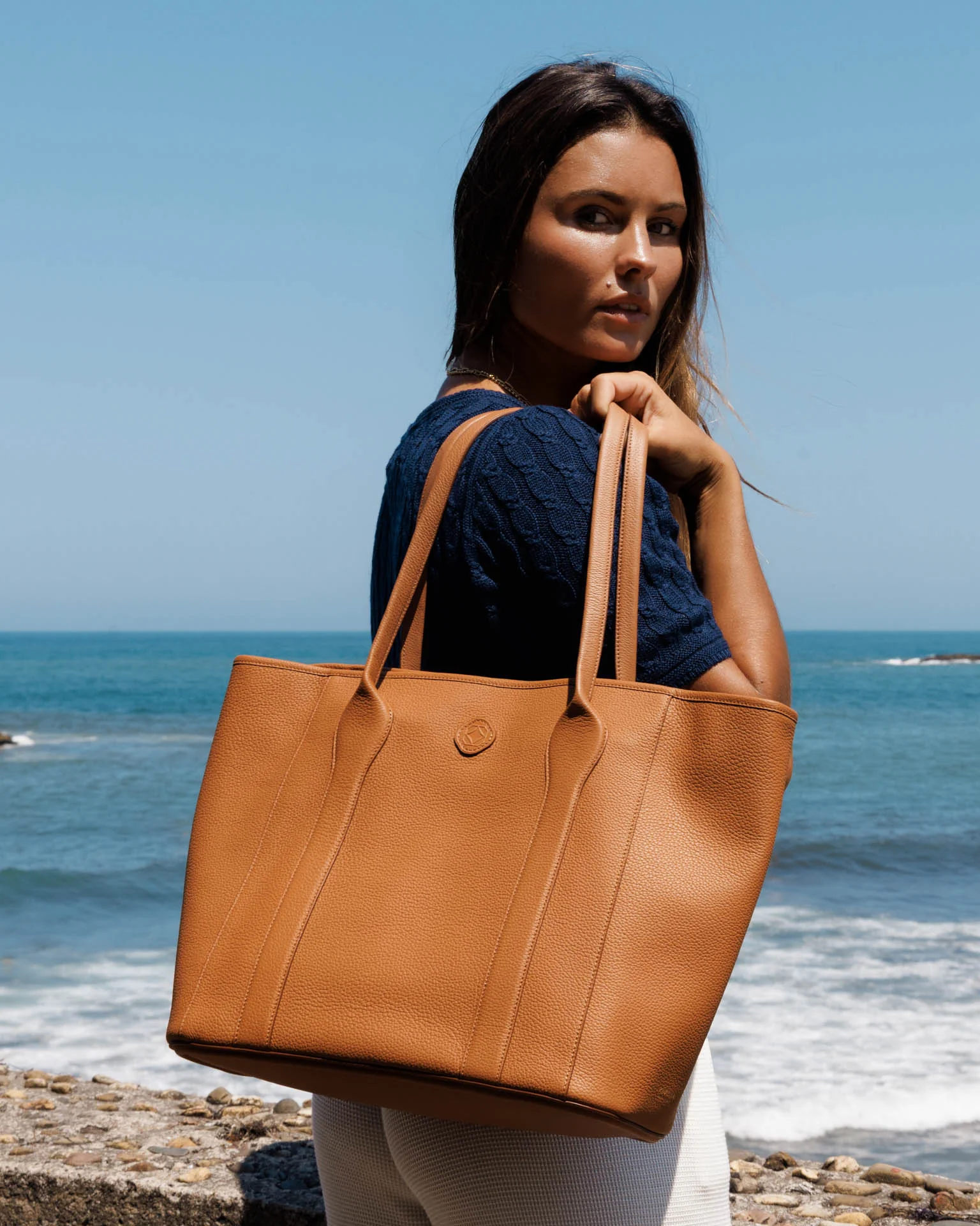 Madame Italian Leather Tote Bag - Image 17