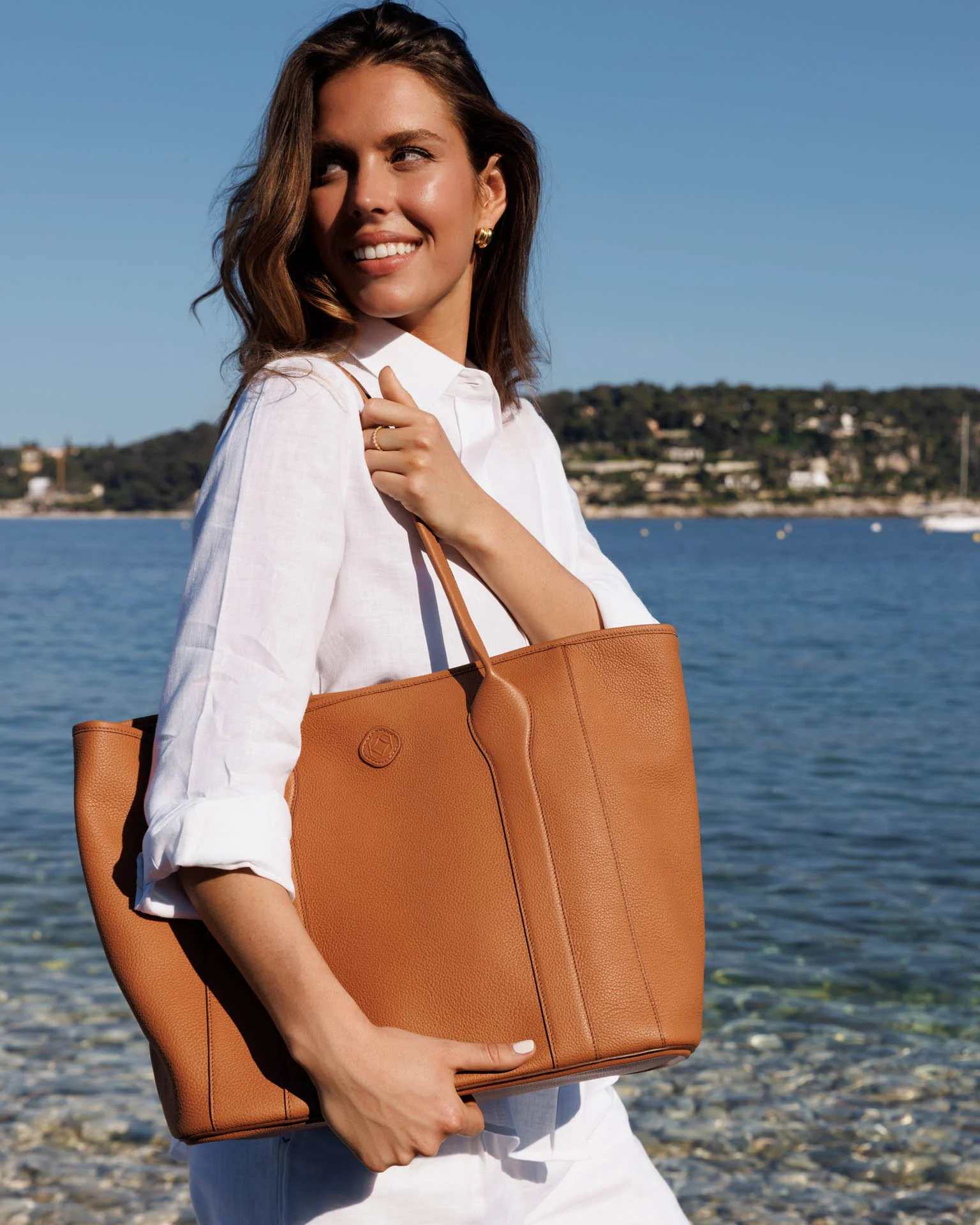 Madame Italian Leather Tote Bag - Image 4