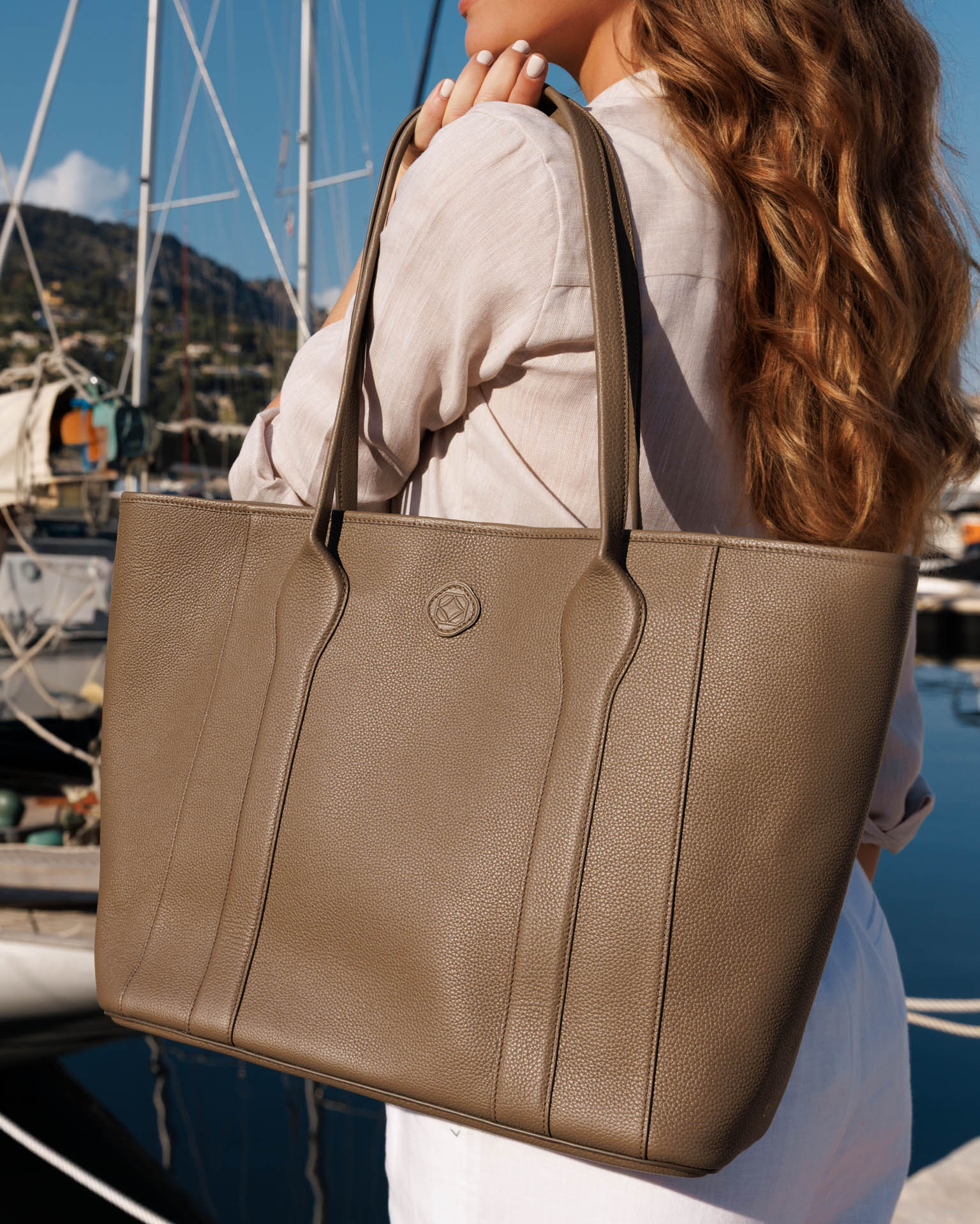 Madame Italian Leather Tote Bag - Image 62