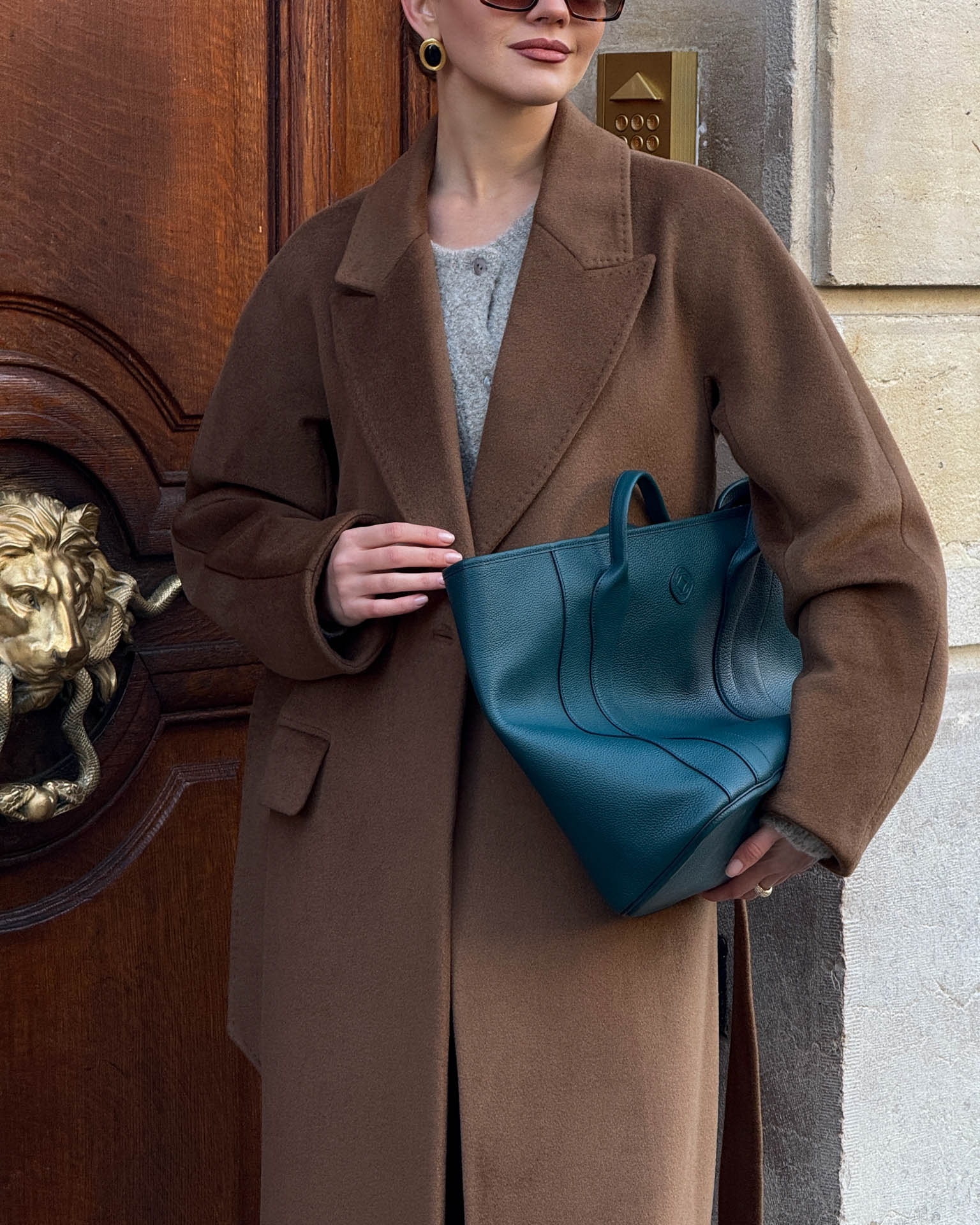 Madame Italian Leather Tote Bag - Image 74