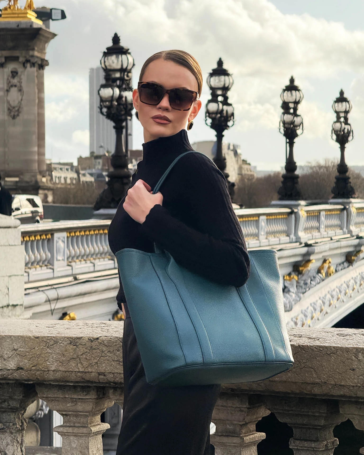 Madame Italian Leather Tote Bag - Image 76