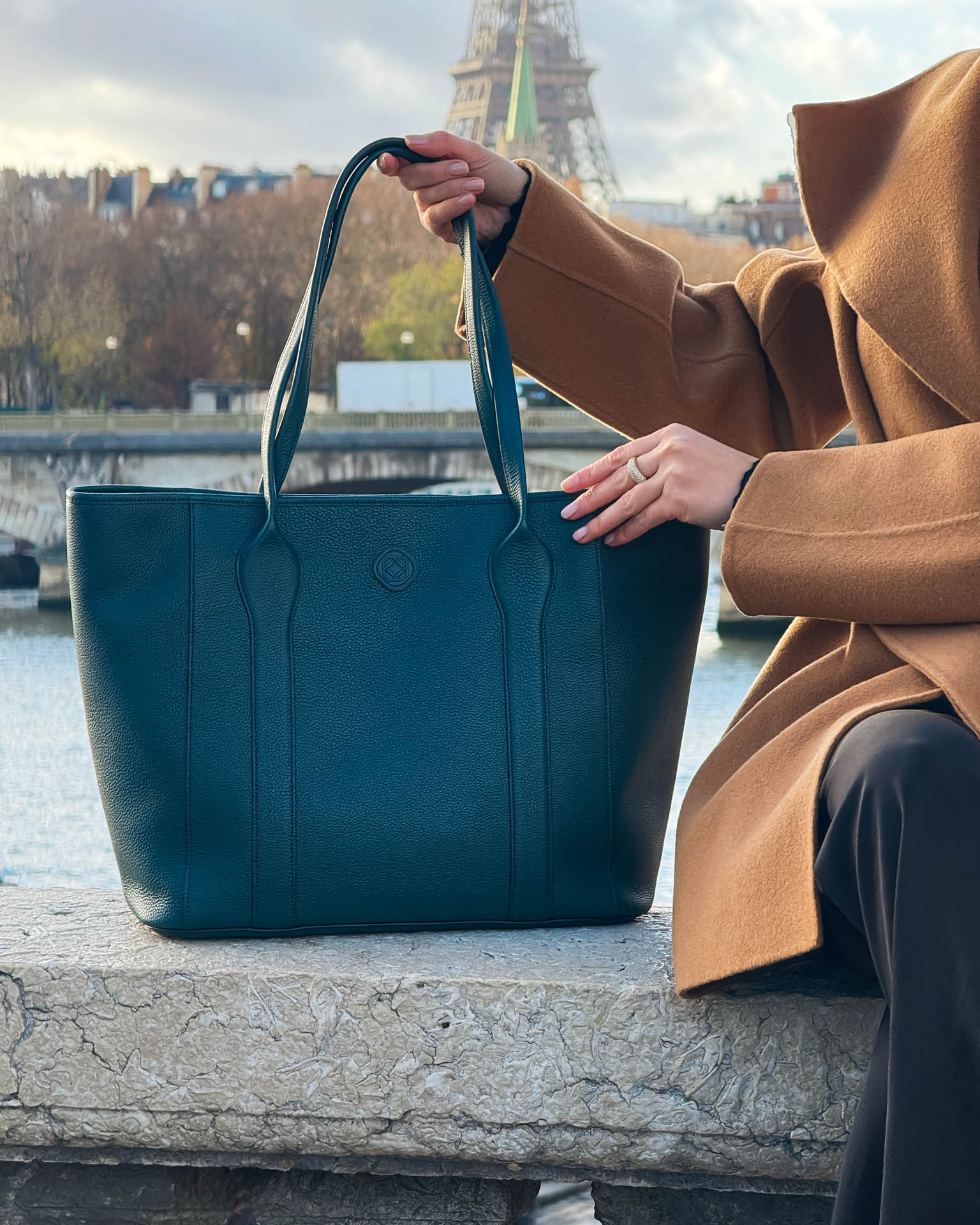 Madame Italian Leather Tote Bag - Image 81