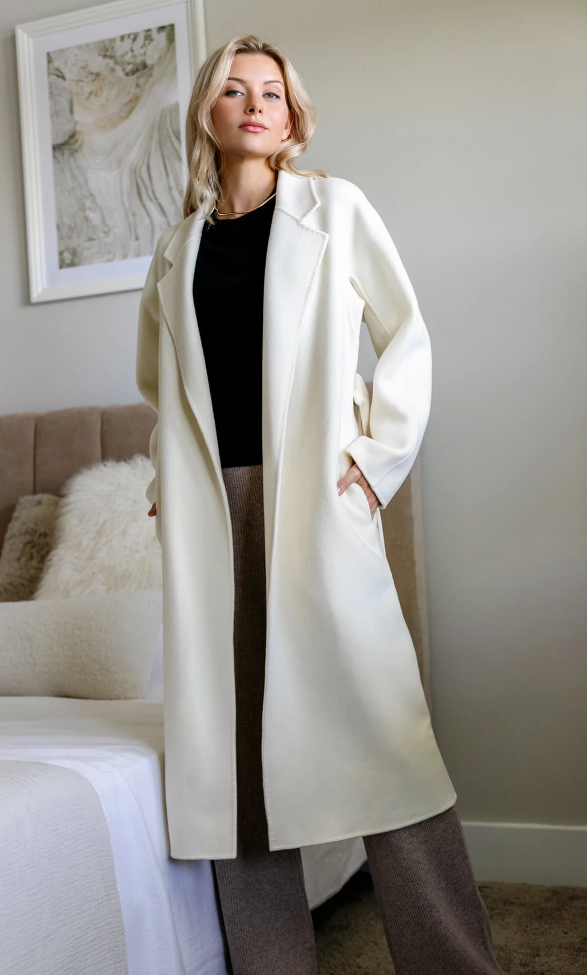 Marcella Cashmere Overcoat - Image 3
