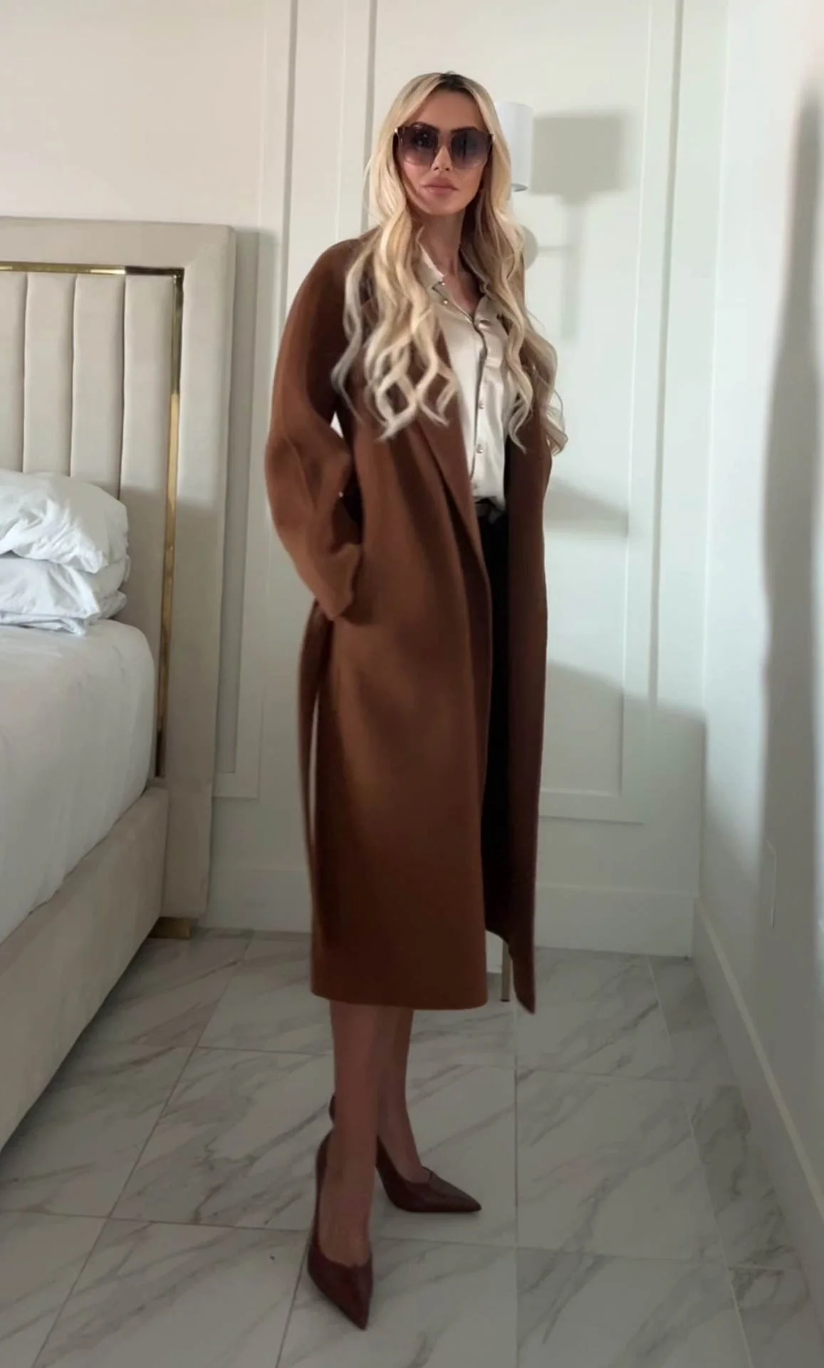 Marcella Cashmere Overcoat - Image 35