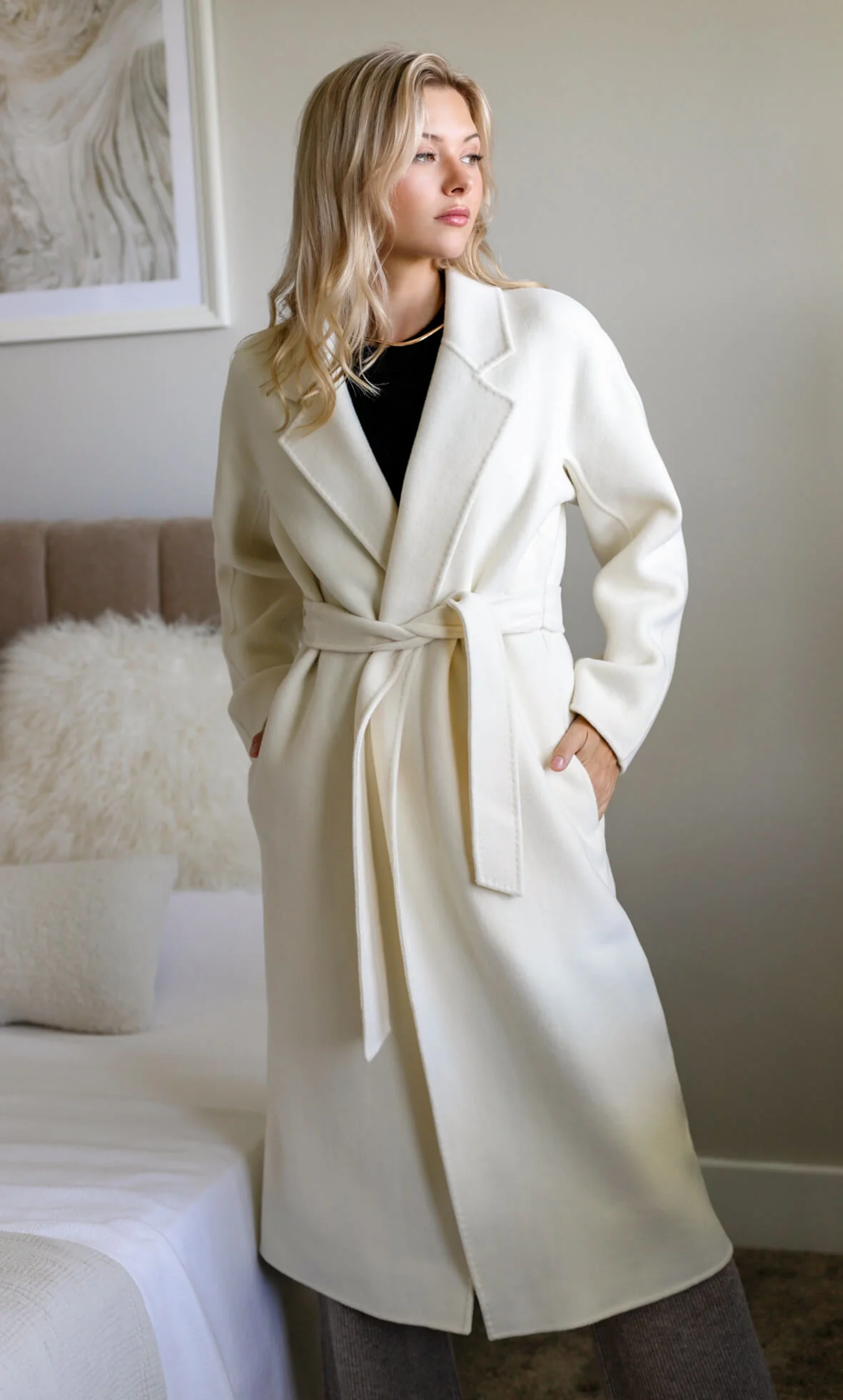 Marcella Cashmere Overcoat - Image 4