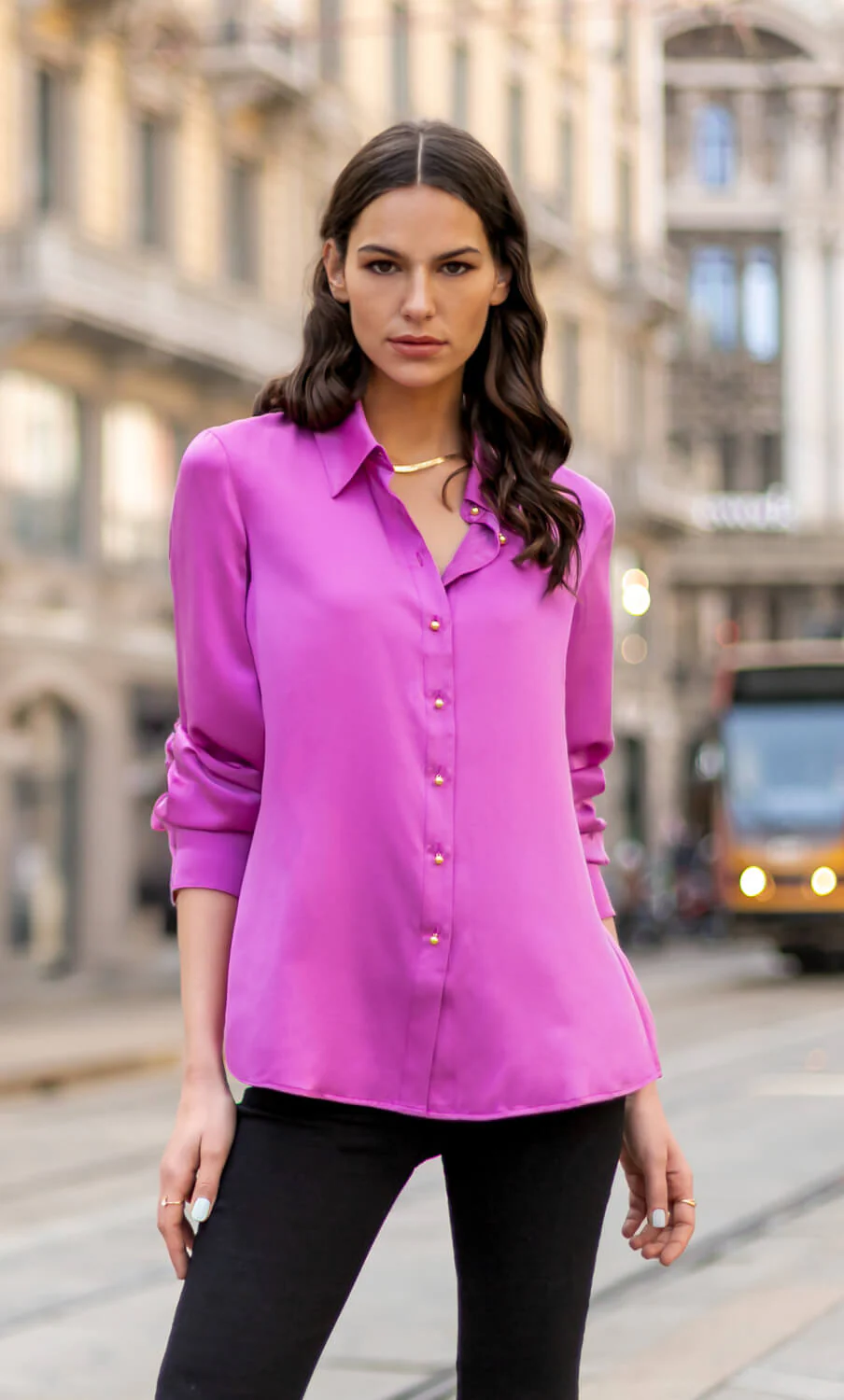 Milano Silk Blouse - Seasonal Collection - Image 4