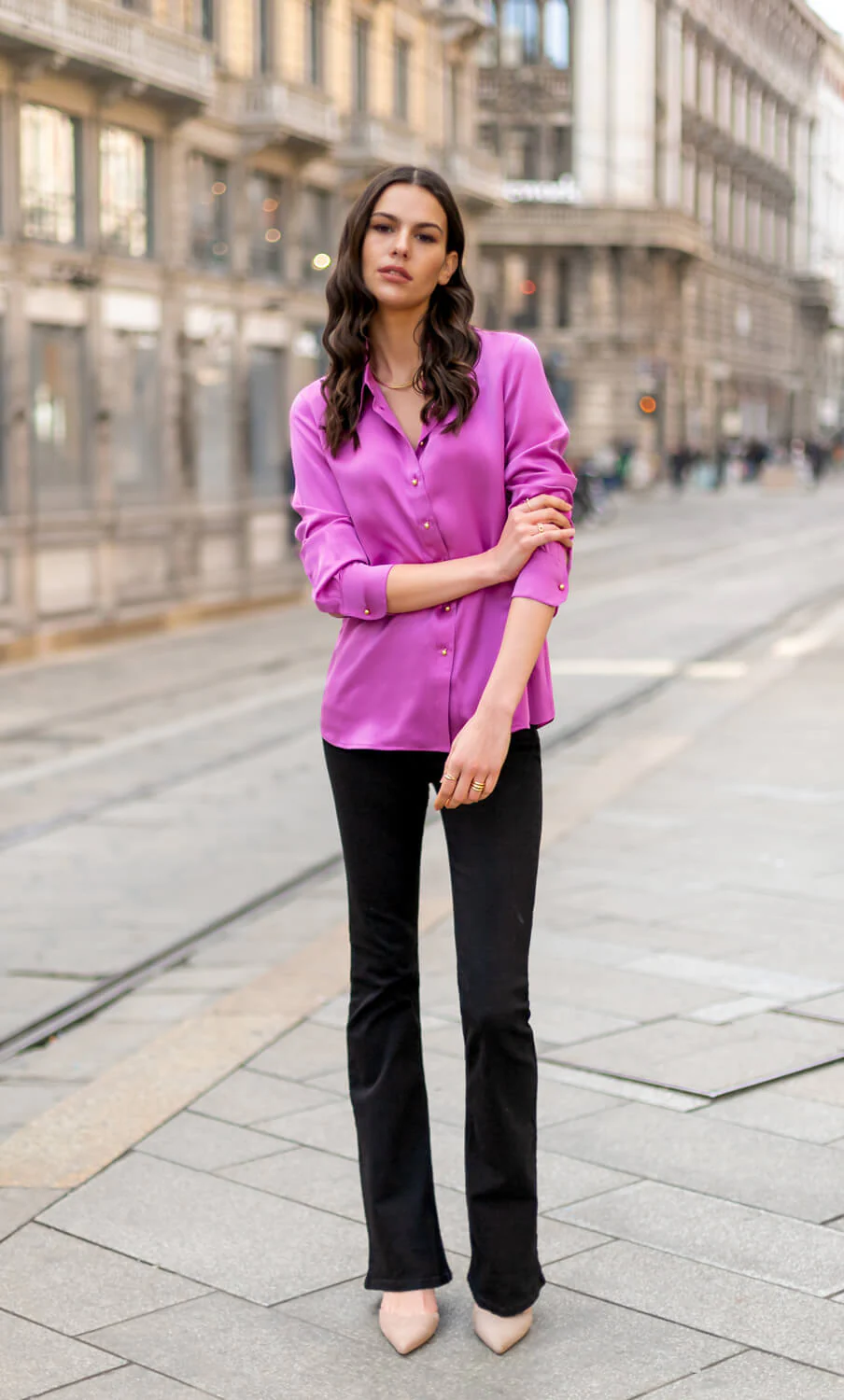 Milano Silk Blouse - Seasonal Collection - Image 5