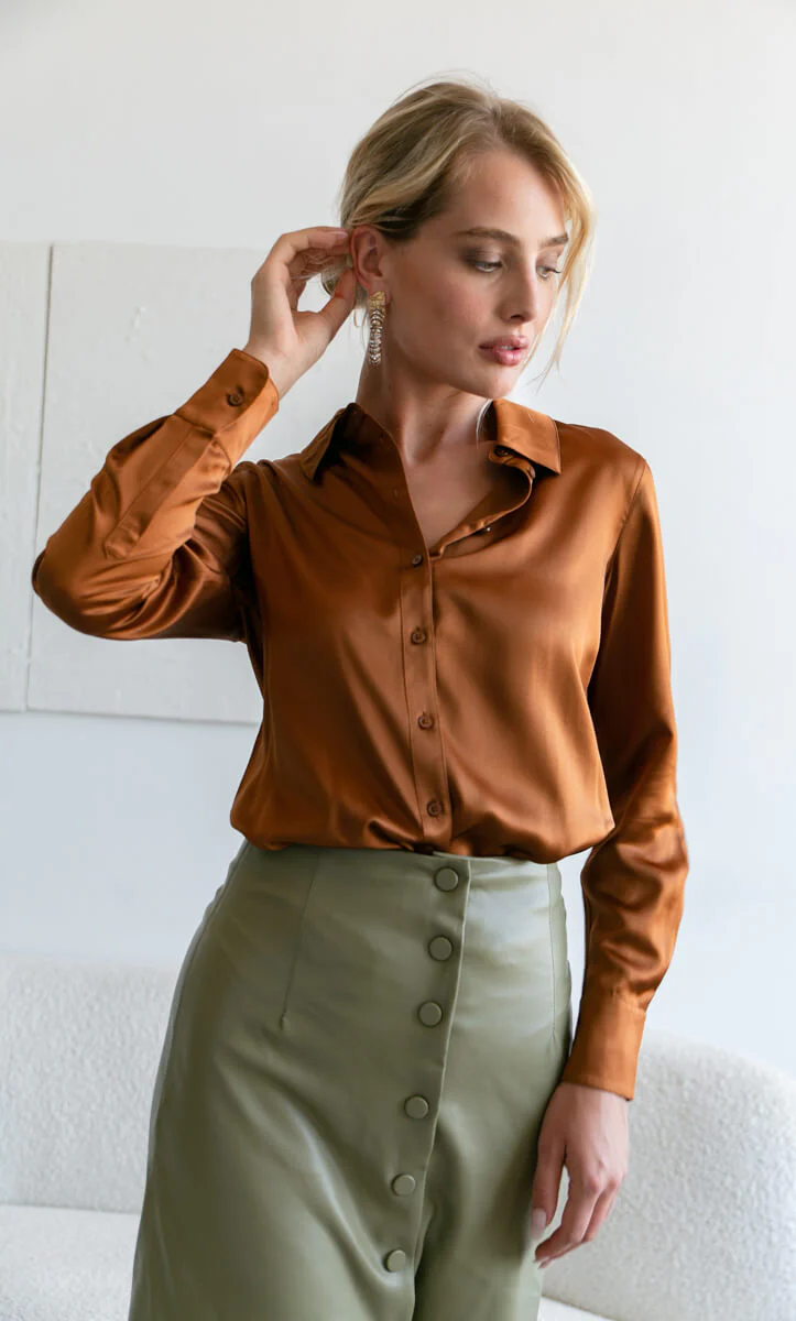 Monaco Silk Blouse - Seasonal Collection - Image 12