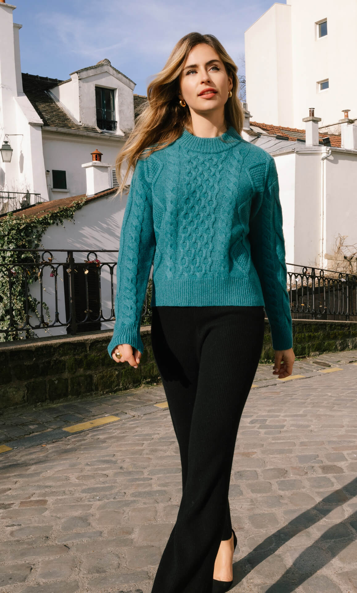 Moritz Cashmere Cable Sweater - Image 13