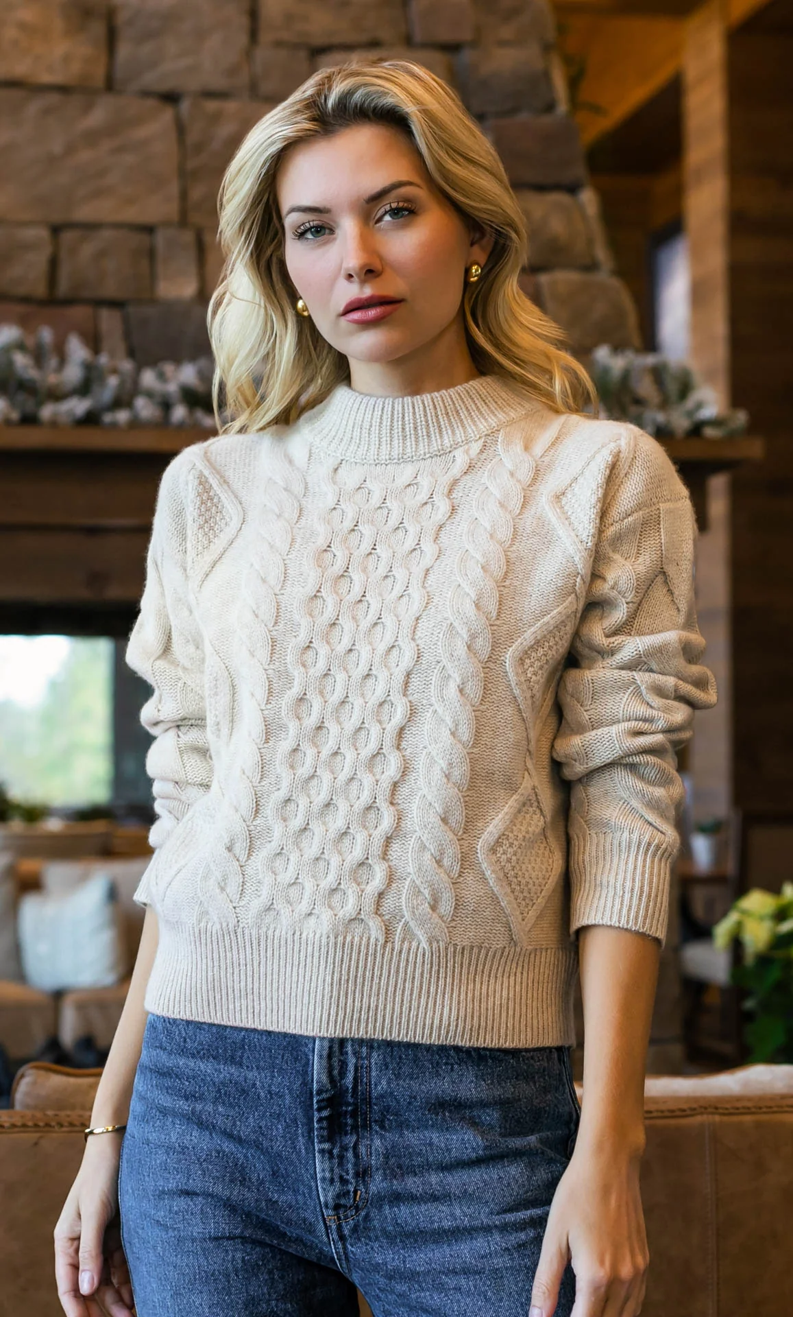 Moritz Cashmere Cable Sweater - Image 17