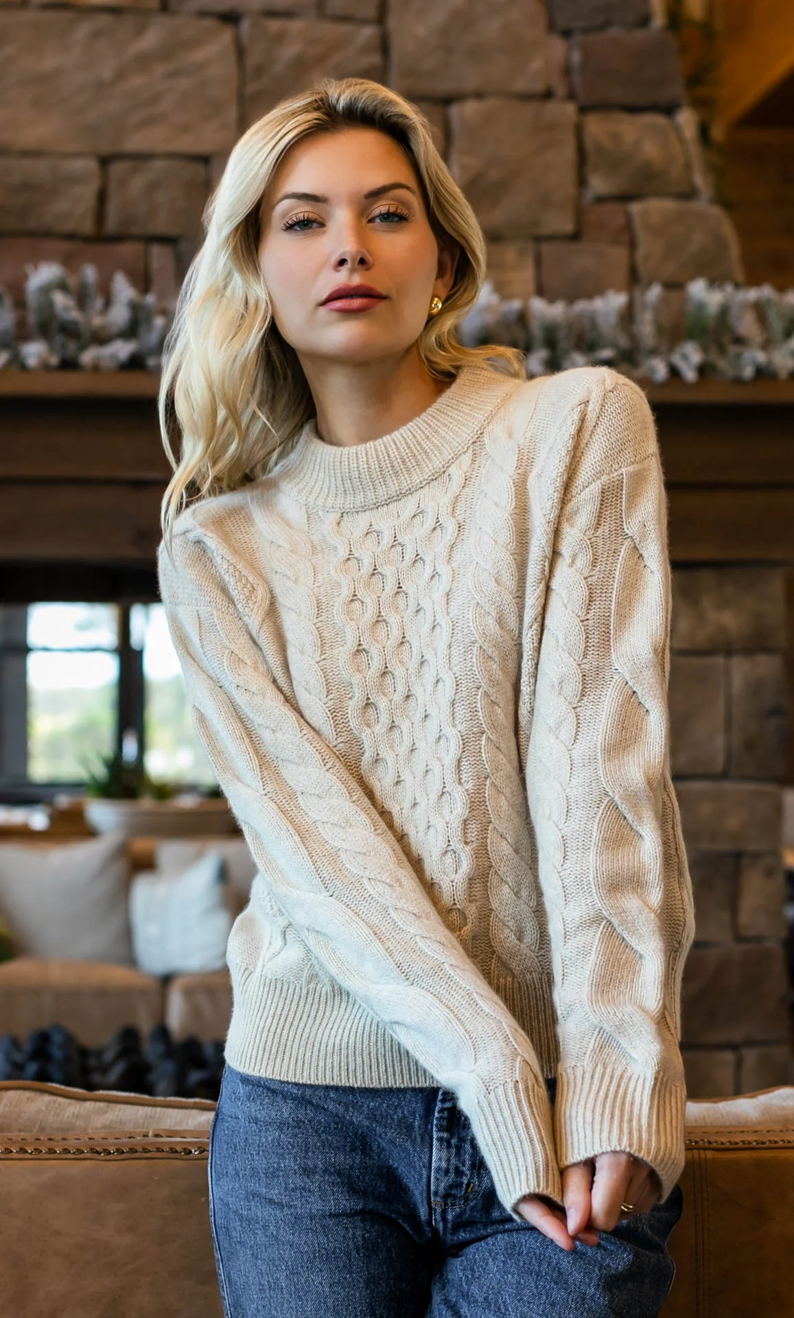 Moritz Cashmere Cable Sweater - Image 18