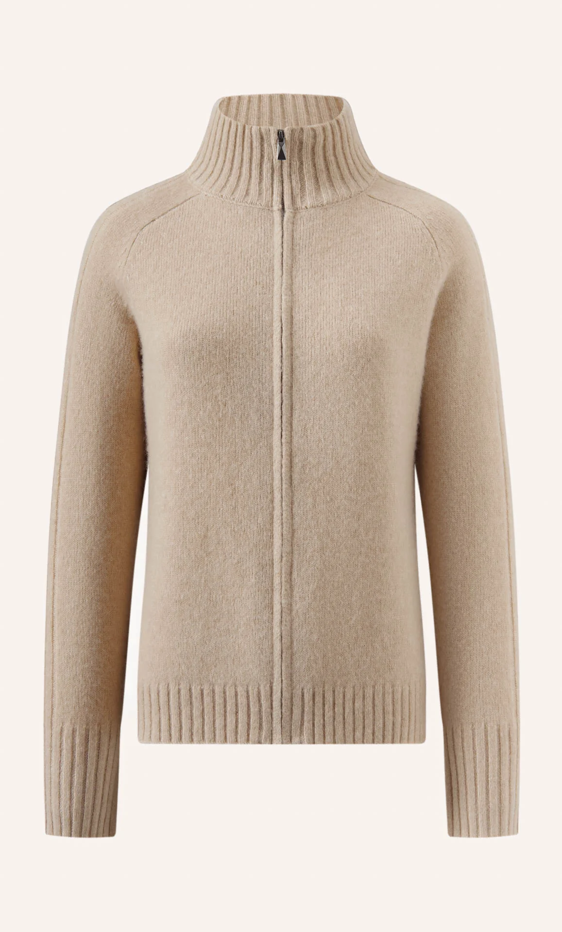 Nevara Zipper Cardigan - Cashmere & Silk - Image 10