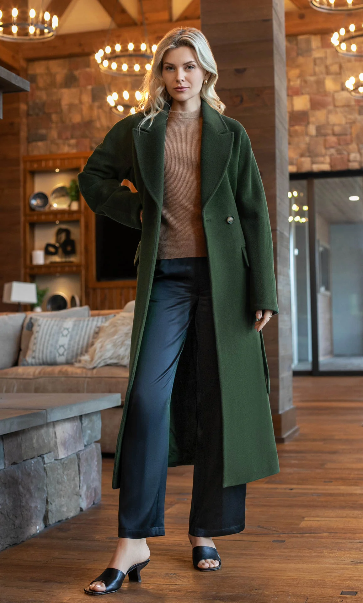 Raphaella Double-Breasted Cashmere Coat - Image 31