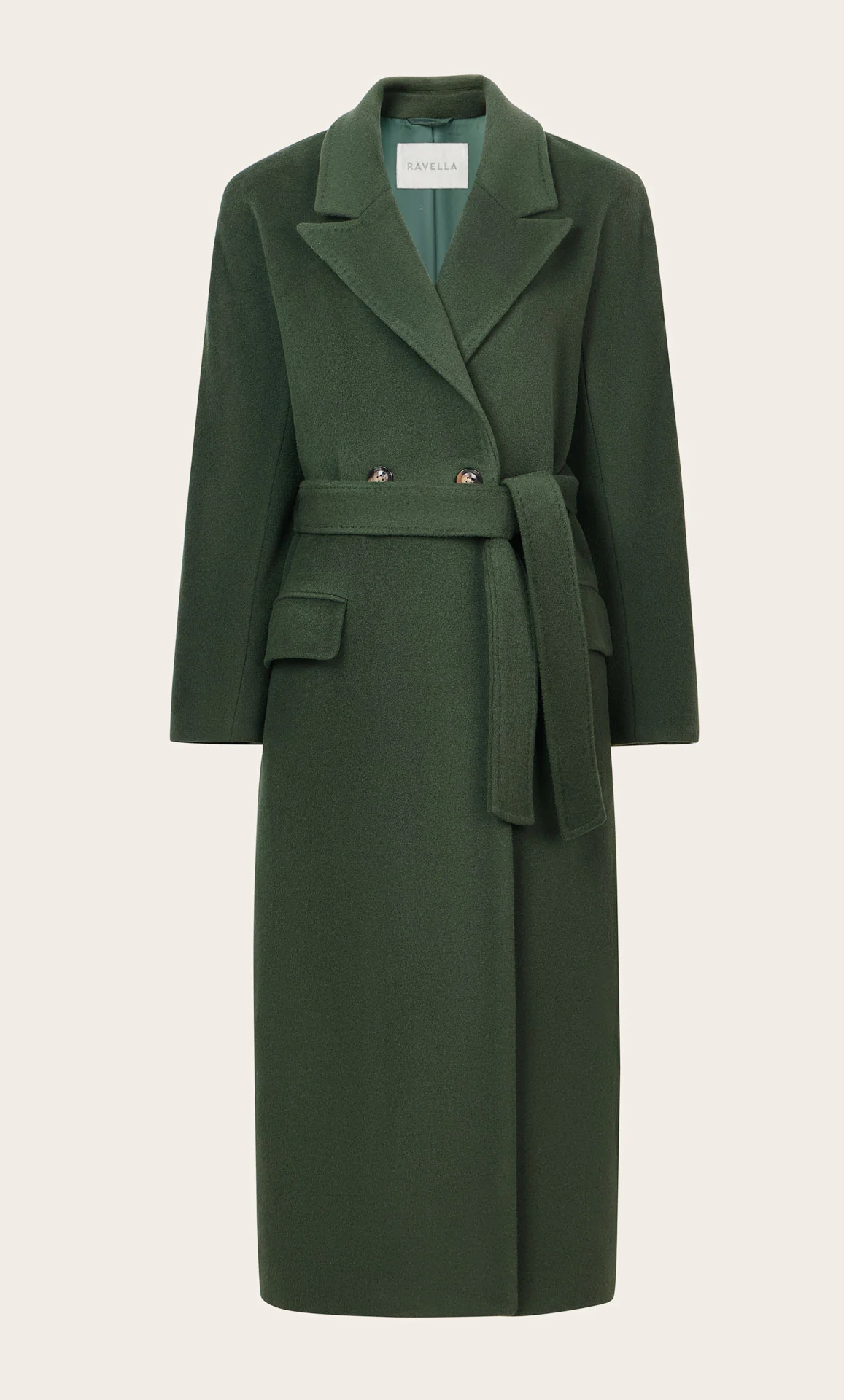 Raphaella Double-Breasted Cashmere Coat - Image 32