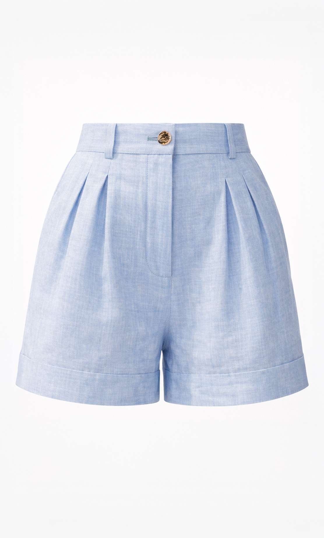 Selena Italian Linen Shorts - Image 9
