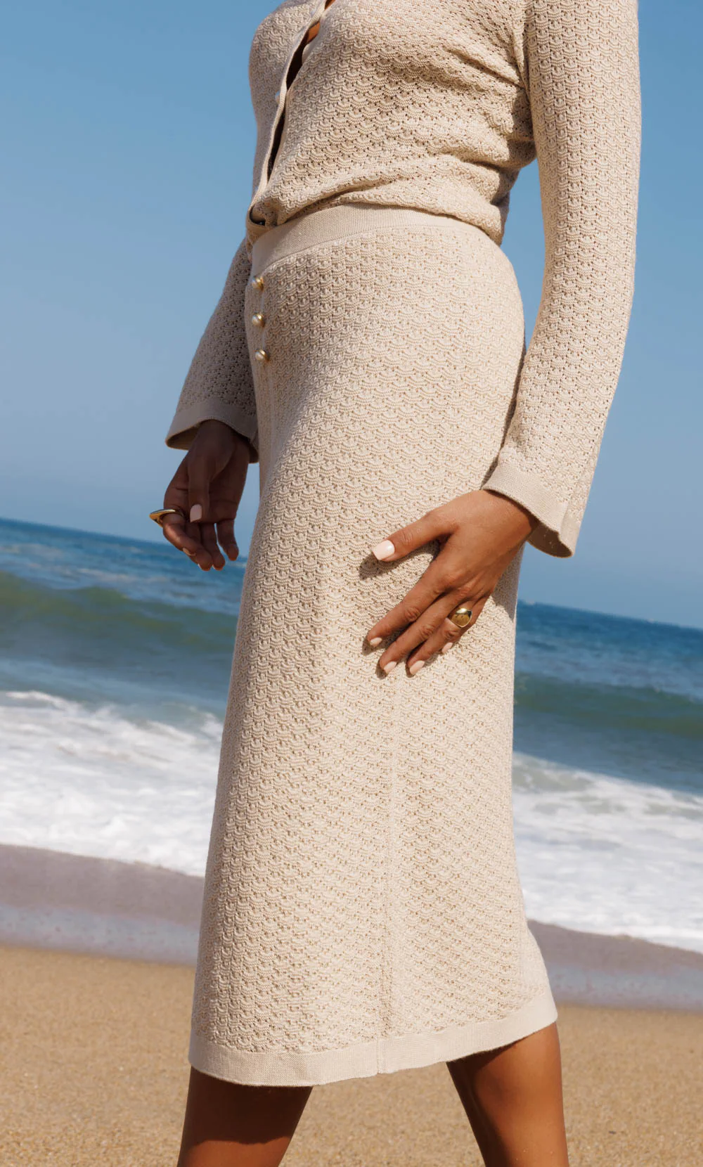 Shelly Knit Skirt - Silk & Cashmere - Image 15