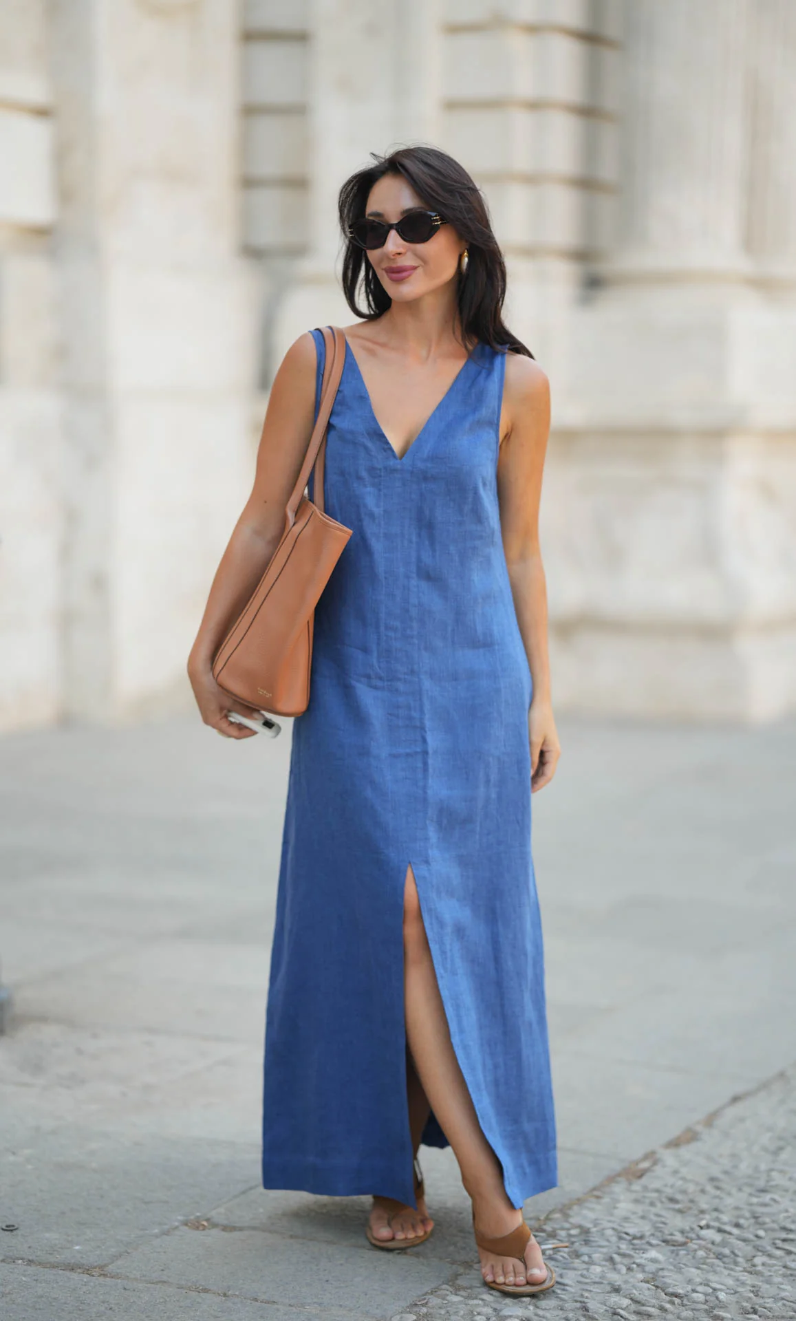 Venetia Italian Linen Dress - Image 3