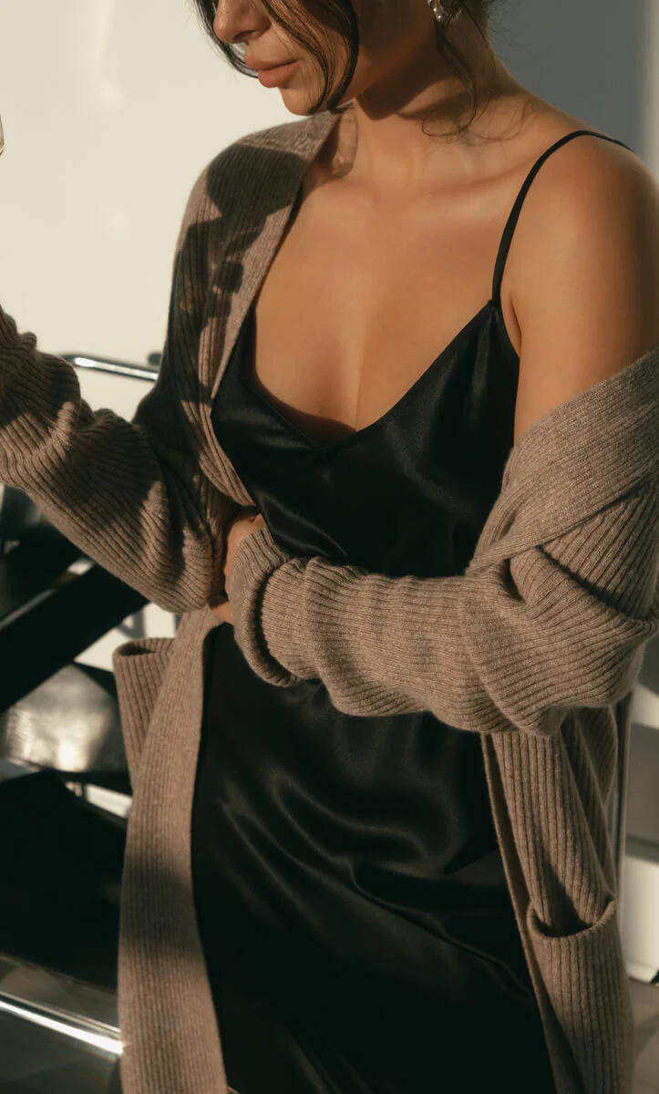 Venus Silk Slip Dress - Image 9