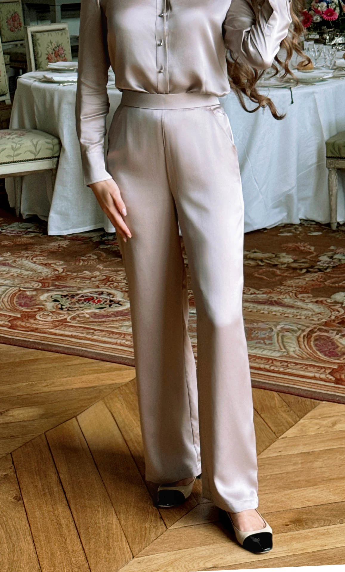 Vicenza Silk Pants - Image 23