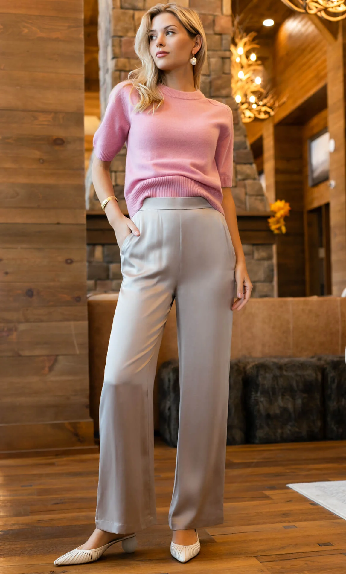 Vicenza Silk Pants - Image 31