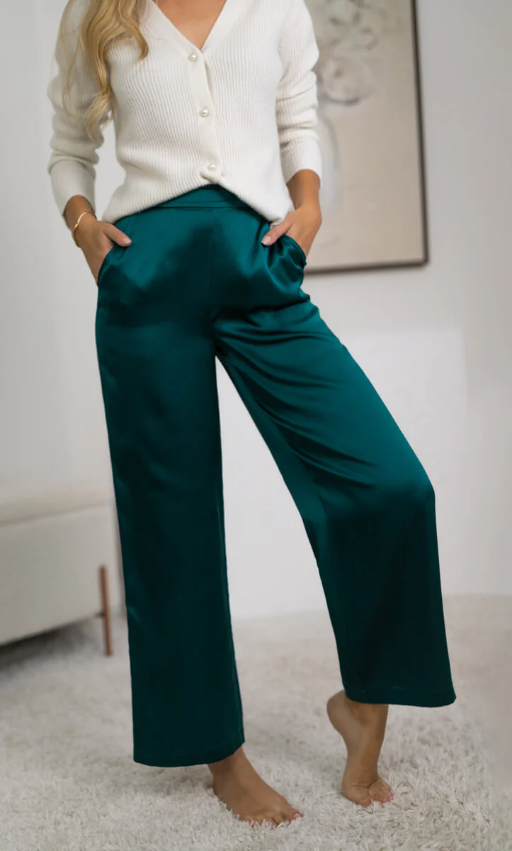 Vicenza Silk Pants - Image 47