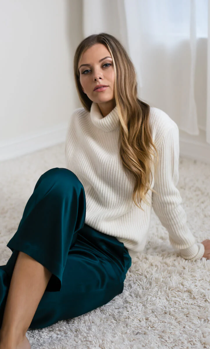 Vicenza Silk Pants - Image 50