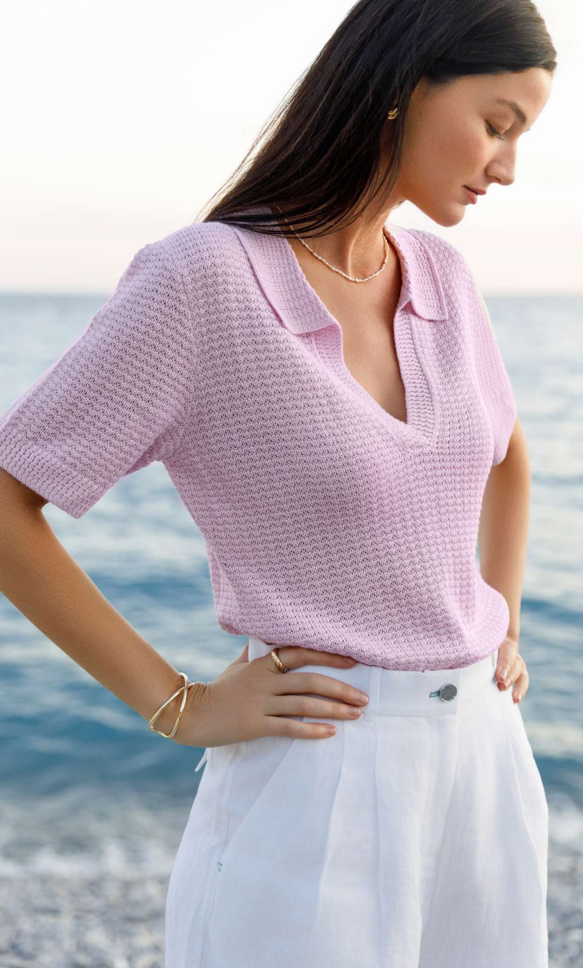 Waverly Knit Polo - Silk & Cashmere - Image 10