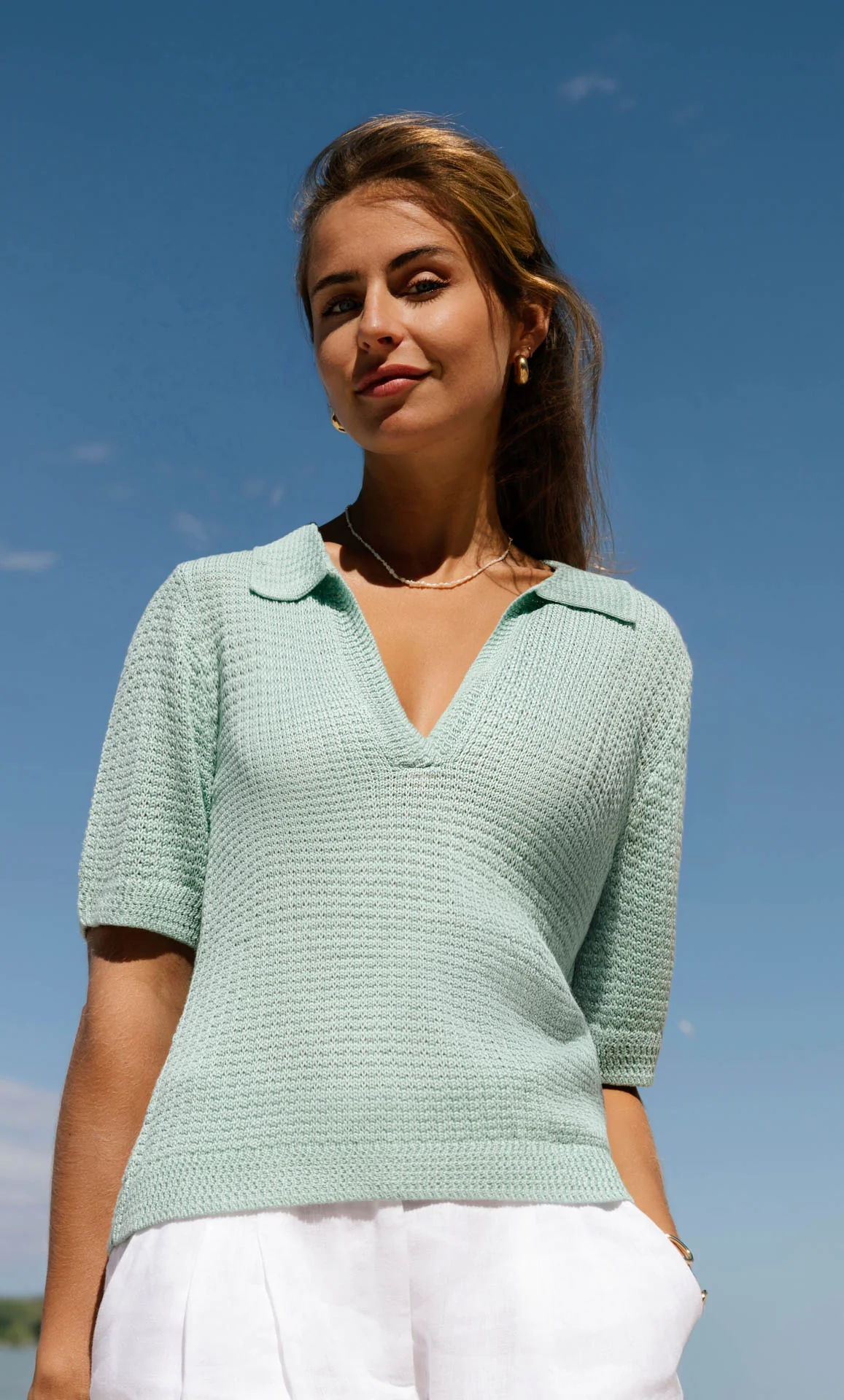 Waverly Knit Polo - Silk & Cashmere - Image 21