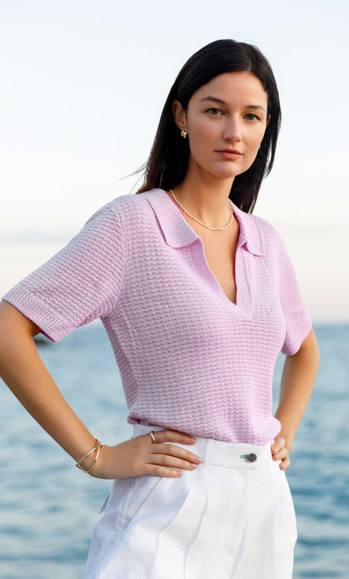 Waverly Knit Polo - Silk & Cashmere - Image 9